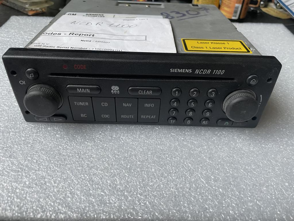 Siemens NCDR 1100 OPEL autoradio/navigatie, Auto diversen, Autoradio's, Ophalen, Gebruikt