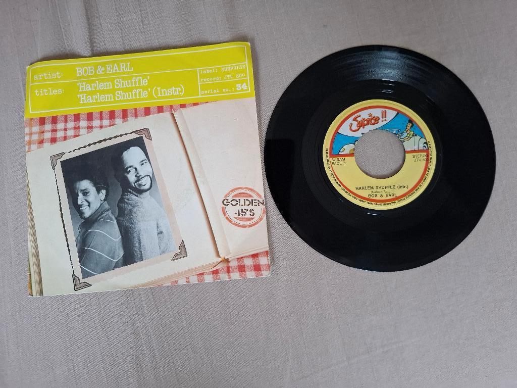 Bob & Earl / Harlem shuffle, Cd's en Dvd's, Vinyl Singles, 7 inch, Single, Ophalen of Verzenden, Zo goed als nieuw