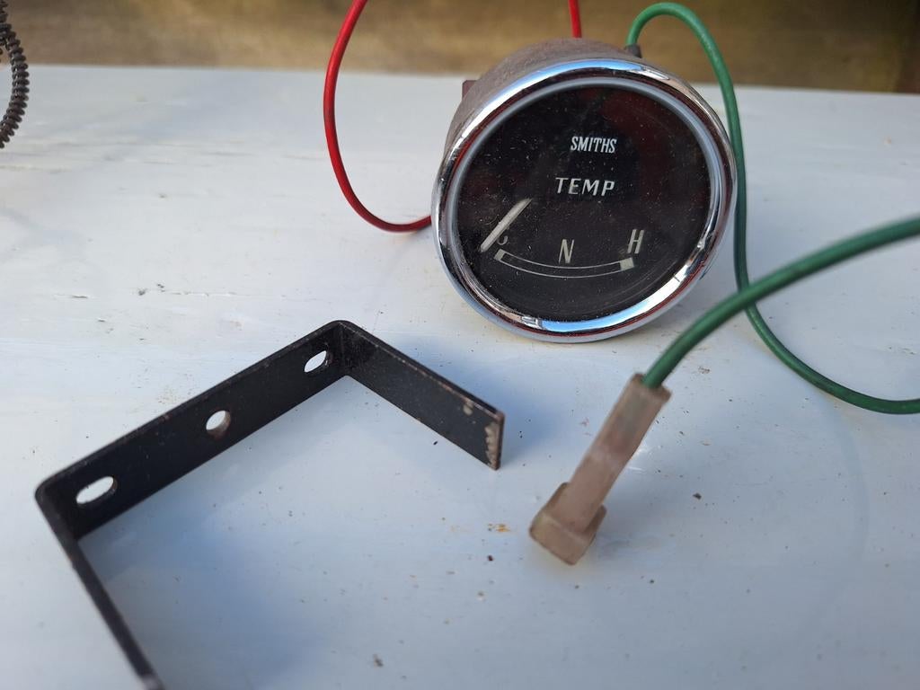 Vintage Smiths Temperatuurmeter - Klassieker!, Auto-onderdelen, Dashboard en Schakelaars, Ophalen of Verzenden, Gebruikt, Universele onderdelen