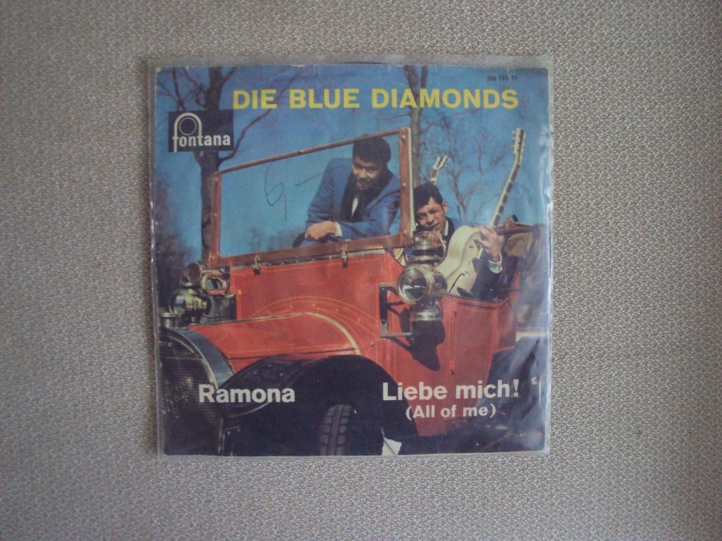 Die Blue Diamonds - Ramona/Liebe Mich (1960), Cd's en Dvd's, Vinyl Singles, Gebruikt, 7 inch, Single, Ophalen of Verzenden
