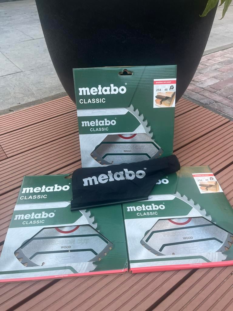 Nieuwe originele Metabo 254 KGS zaagbladen. Voor afkortzaag, -, 70 mm of meer, -, Ophalen of Verzenden
