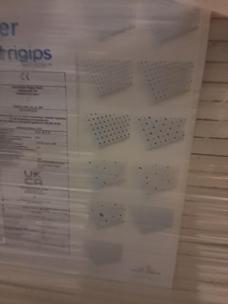 Regitone gips plaat, Ophalen, Nieuw