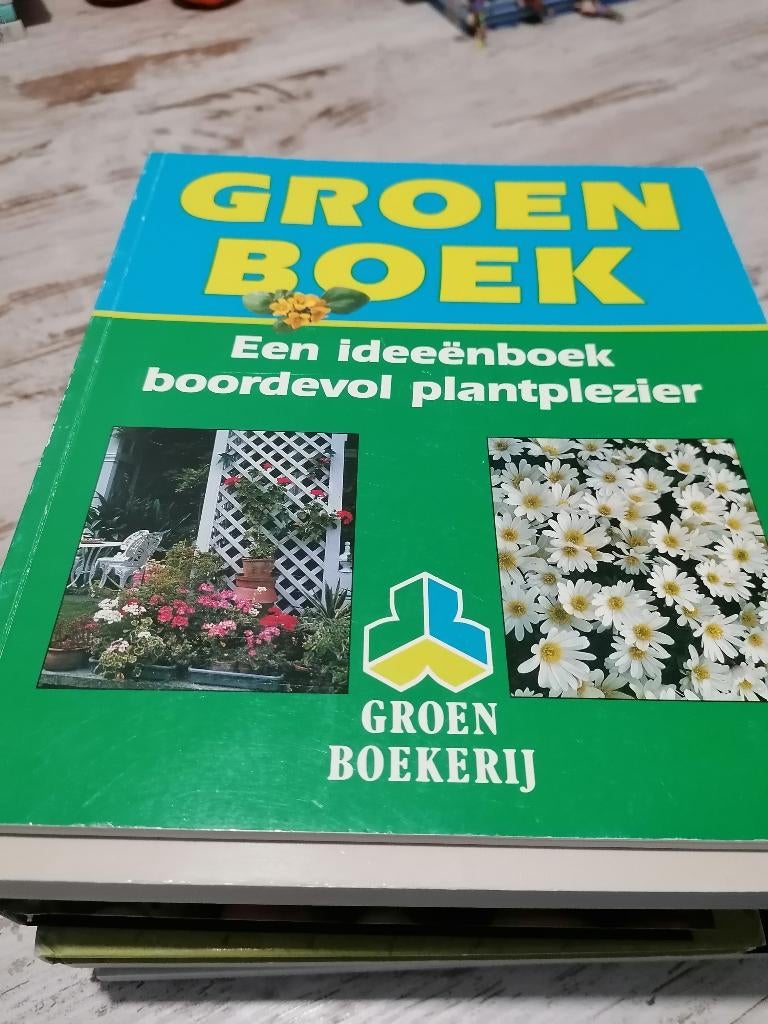 Groen Boek ideeënboek boordevol plantplezier GROENBOEKERIJ, Boeken, Ophalen of Verzenden, Zo goed als nieuw, Hage, Jaap / Halm, Henk van / Herwig, Rob en anderen