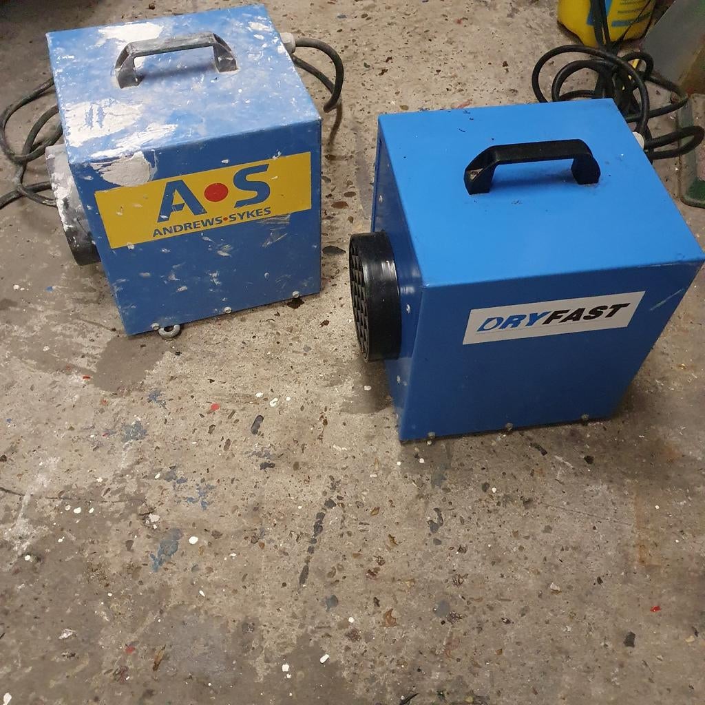 Twee bouwkachels, Ophalen, Gebruikt