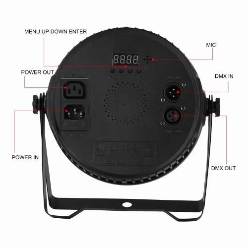 DJLicht 84W RGBW led par 14x6, Geluidgestuurd, ., Nieuw, Ophalen of Verzenden