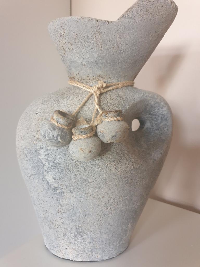 Rustic Still Collection betonnen vaas, Ophalen of Verzenden, Overige kleuren, Aardewerk of Porselein, Minder dan 50 cm