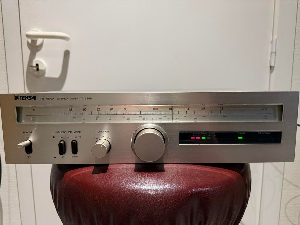 Tensai TT-3345 Tuner vintage radio, Audio, Tv en Foto, Tuners, Zo goed als nieuw, Ophalen of Verzenden