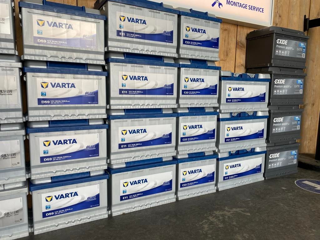 VOORDEEL Nieuwe 12v auto start accu 2jr garantie EU autoaccu, Auto-onderdelen, Ophalen of Verzenden, Nieuw