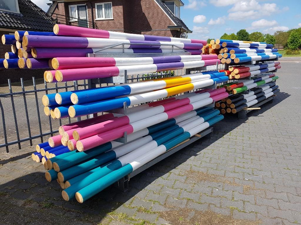 Hindernismateriaal / Staanders / Balken / Cavaletti's etc., Dieren en Toebehoren, Paarden en Pony's | Overige Paardenspullen, Ophalen