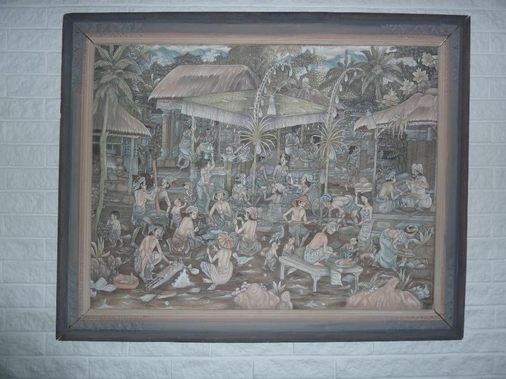 Indonesisch Schilderij: ( Balinese Bruiloft), Ophalen