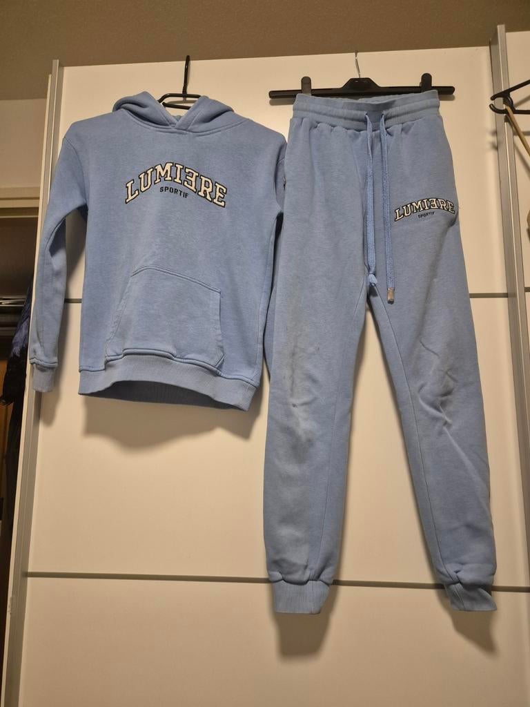 Blauwe Lumiere Sportif trainingspak maat 152, Ophalen of Verzenden, Zo goed als nieuw