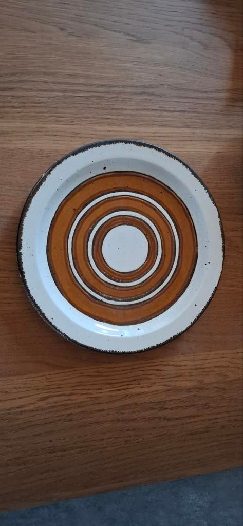 Midwinter stonehenge earth 26,5 cm bord, Ophalen of Verzenden, Zo goed als nieuw, Metaal of Aluminium