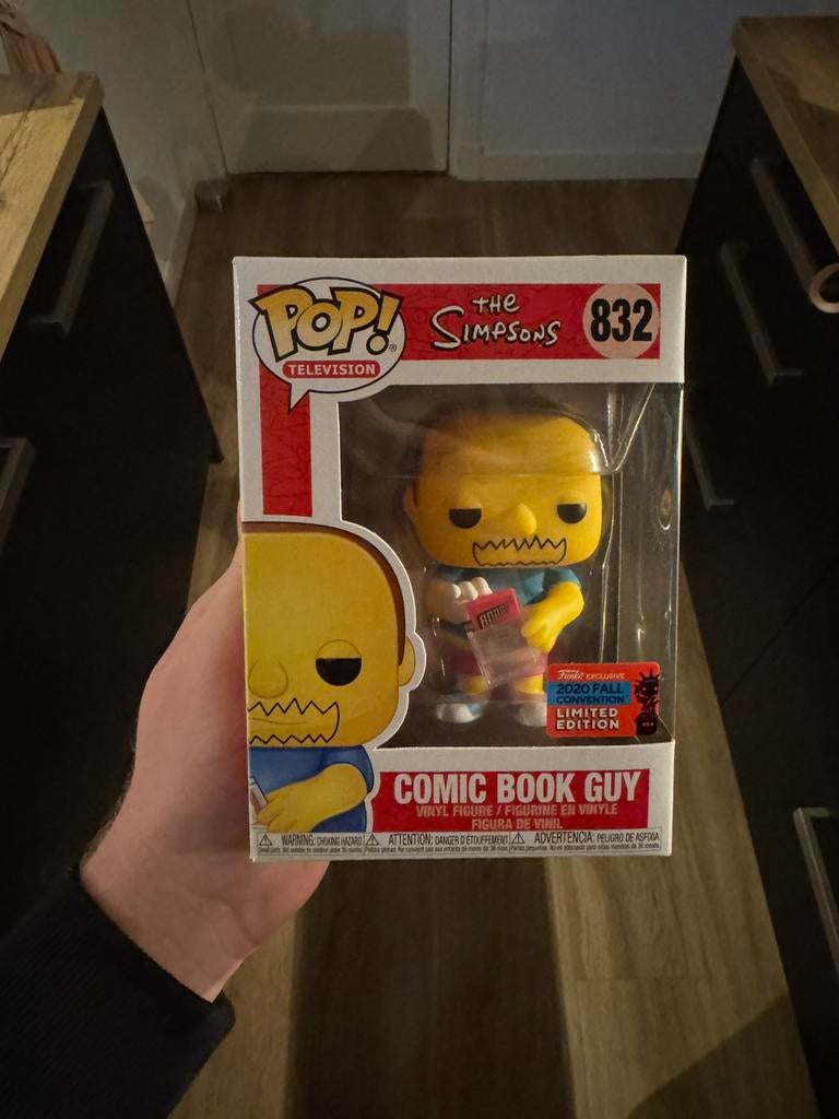 Comic Book Guy Funko Pop 832 the Simpsons, Verzamelen, Poppetjes en Figuurtjes, Ophalen of Verzenden, Nieuw