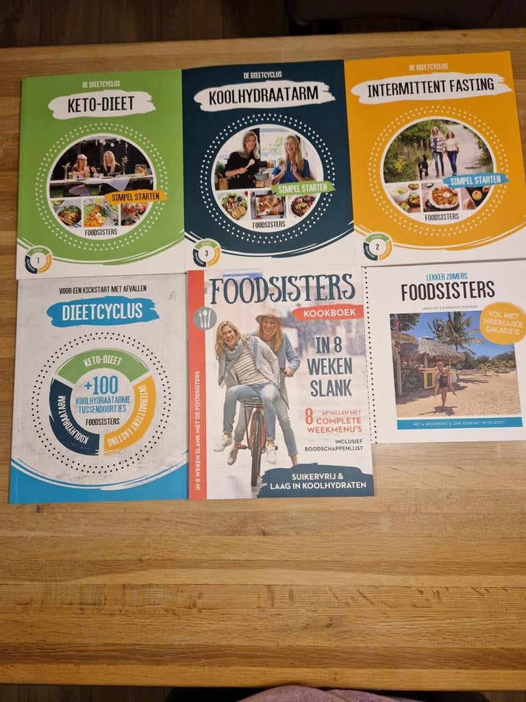 Foodsisters Kookboeken Collectie (alleen ophalen), Boeken, Kookboeken, Zo goed als nieuw, Ophalen