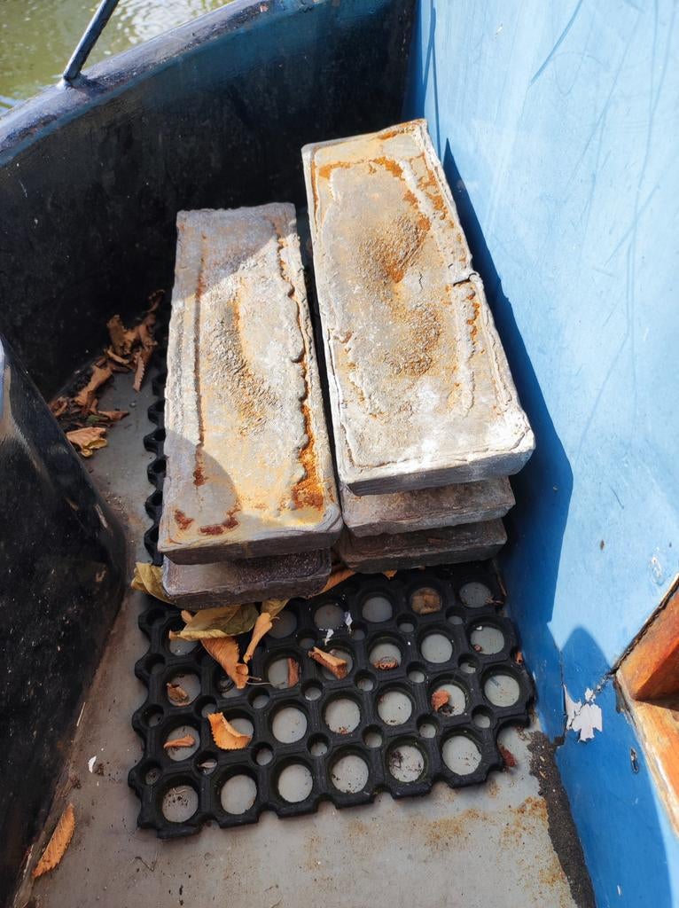 5 broodjes lood van 20kg per stuk, Watersport en Boten, Ophalen of Verzenden, Zeilboot