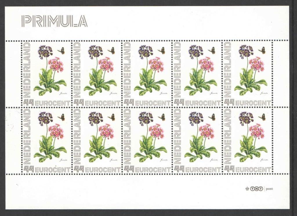 Bloemenpracht op postzegels: Primula, Ophalen of Verzenden, Na 1940, Postfris