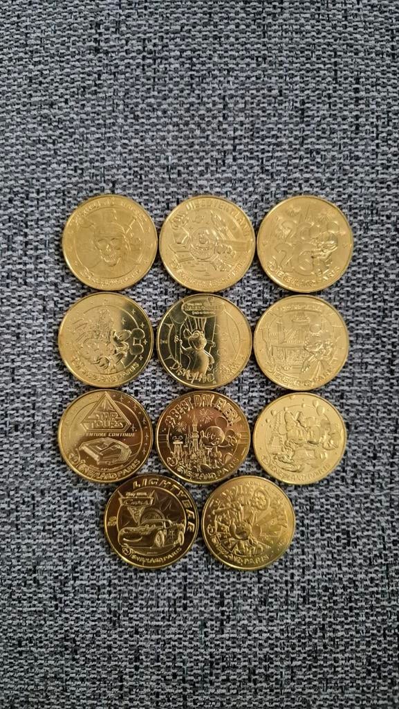 Collectie Disneyland Parijs 2020 Medailles, Verzenden, Overige materialen, Buitenland