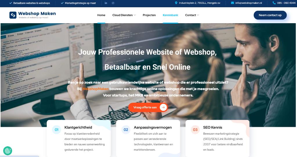 Te koop: WebshopMaken + website, Zakelijke goederen, Exploitaties en Overnames