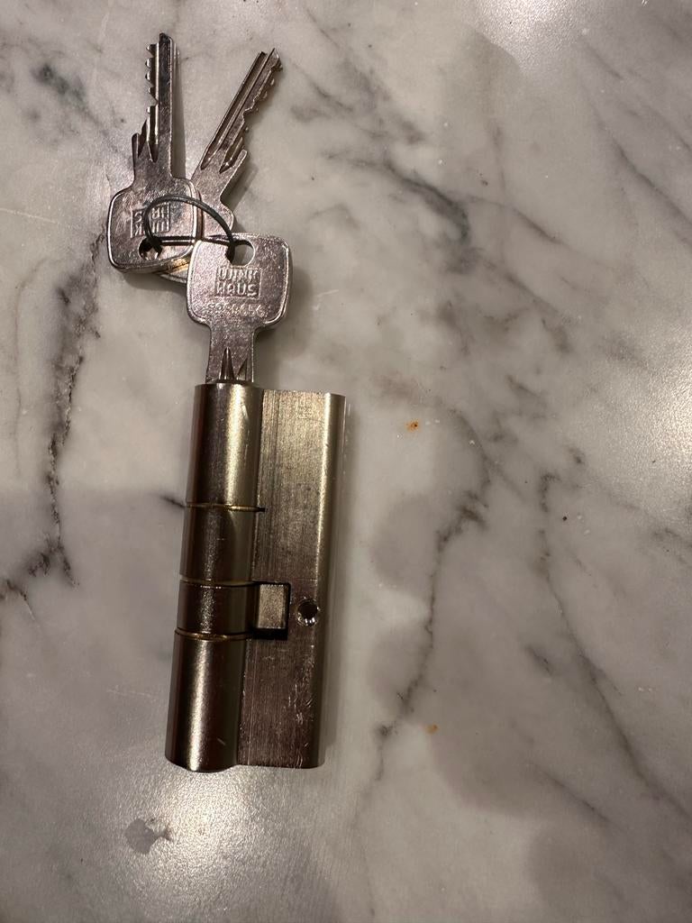 Winkhaus SKG 2 Cilinder Slot - 32/47, Ophalen, Zo goed als nieuw, IJzer, Slot