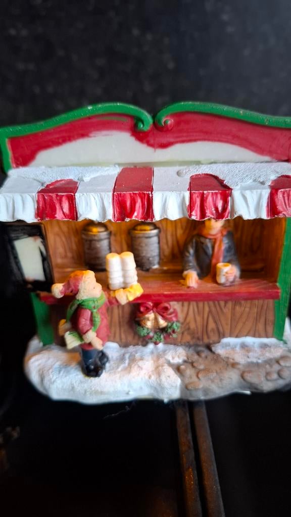 Kerstdorp kraampje - gezellig en sfeervol, Diversen, Kerst, Ophalen of Verzenden, Gebruikt
