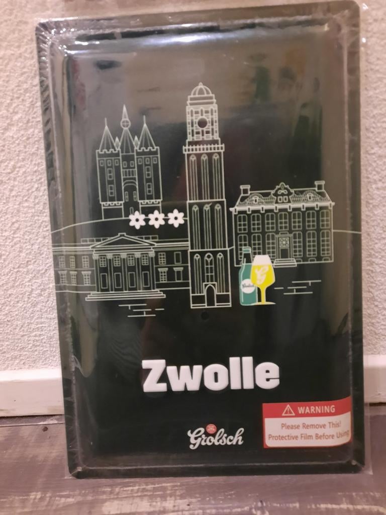 Wandbord Grolsch., Ophalen of Verzenden, Nieuw, Reclamebord, Plaat of Schild, Grolsch