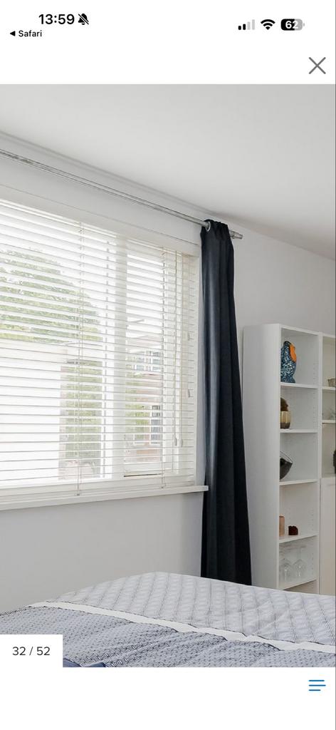 Zwarte Gordijnen , set van 2, Huis en Inrichting, Stoffering | Gordijnen en Lamellen, Gebruikt, 100 tot 150 cm, 200 cm of meer