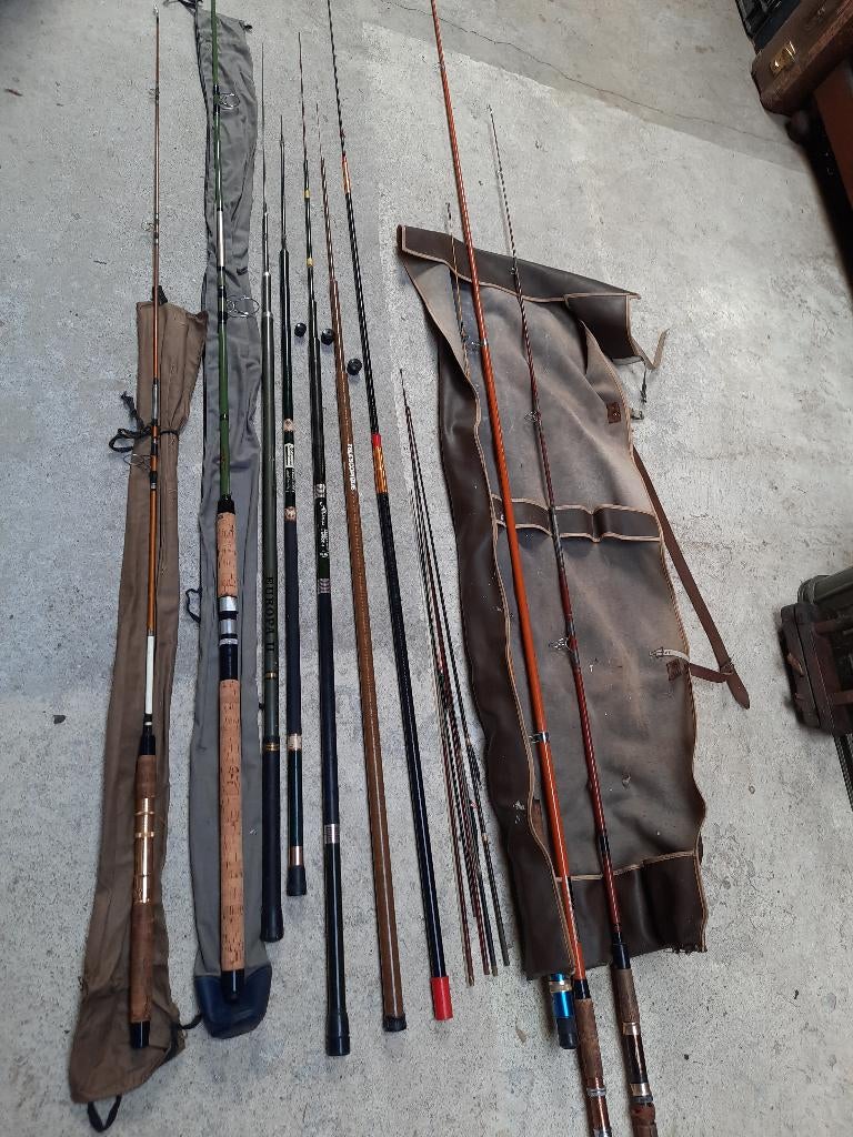 Vishengels vintage, Ophalen, Gebruikt, Werphengel