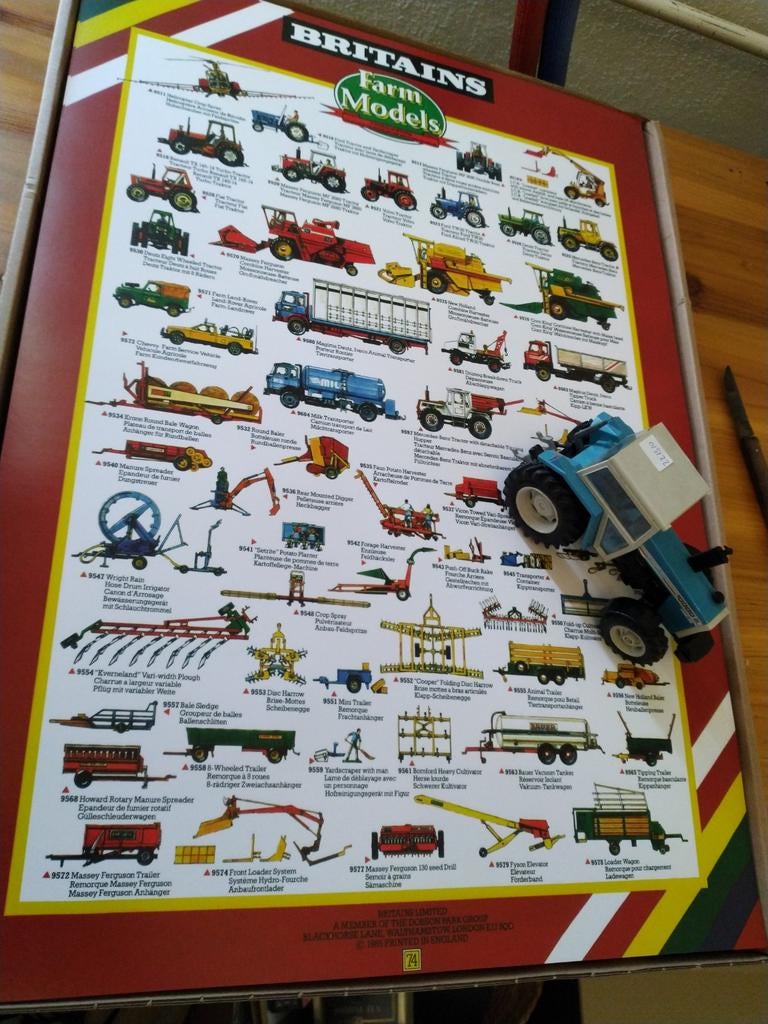 Britains Winkelposter - Vintage Farm Toys, Ophalen of Verzenden, A1 t/m A3