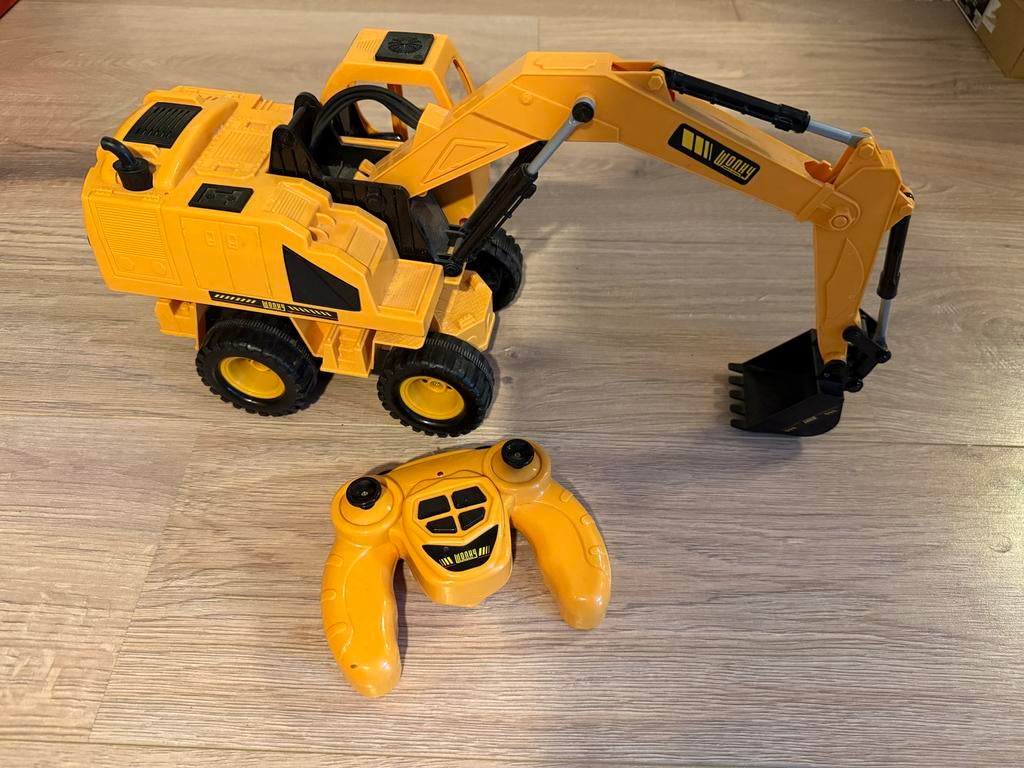 Bestuurbare Graafmachine met Afstandsbediening, Ophalen, Gebruikt, Afstandsbediening