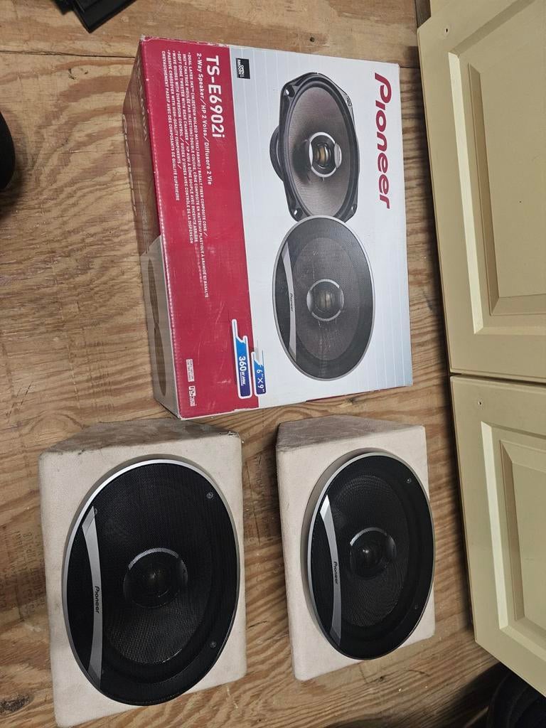 Pioneer speakers  360w - 2 nieuw, 2 gebruikt met versterker, Ophalen of Verzenden, Nieuw