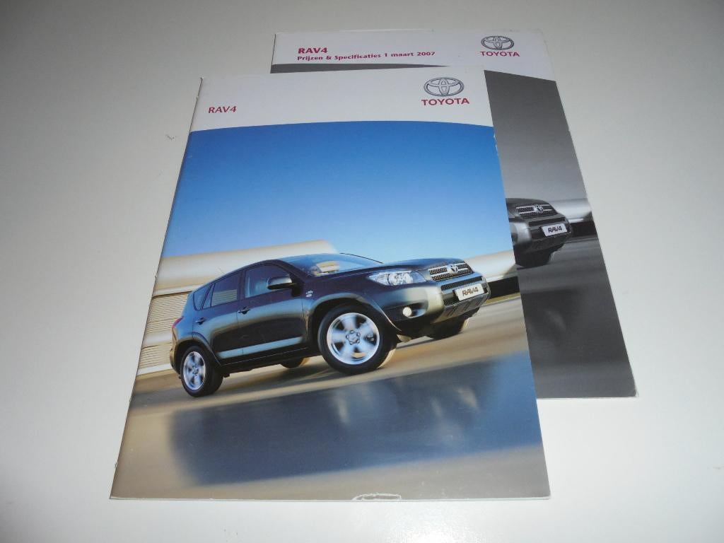 brochure Toyota RAV4  2007, Ophalen of Verzenden, Zo goed als nieuw, Overige merken
