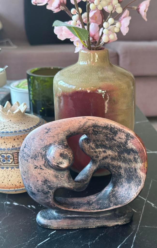 Vriendschap dansers swing serpentijn steen, Antiek en Kunst, Ophalen of Verzenden