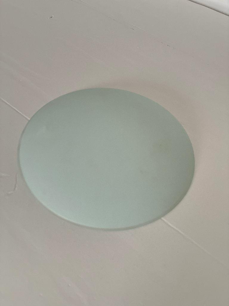 Lamp, Huis en Inrichting, Lampen | Hanglampen, Ophalen of Verzenden, Zo goed als nieuw, Glas, Minder dan 50 cm