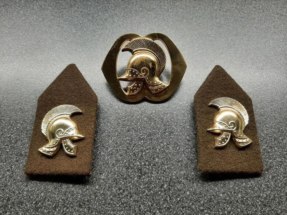 Genie  -  emblemen set  KL  /  NEDERLAND, Verzamelen, Militaria | Algemeen, Ophalen of Verzenden, Landmacht, Nederland, Embleem of Badge