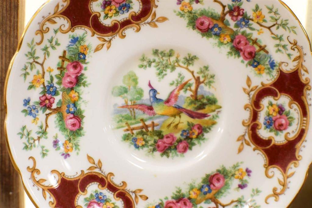 7 stuks Coalport porseleinen schoteltjes 45646, Gebruikt, Ophalen of Verzenden, Bord(en), Wedgwood