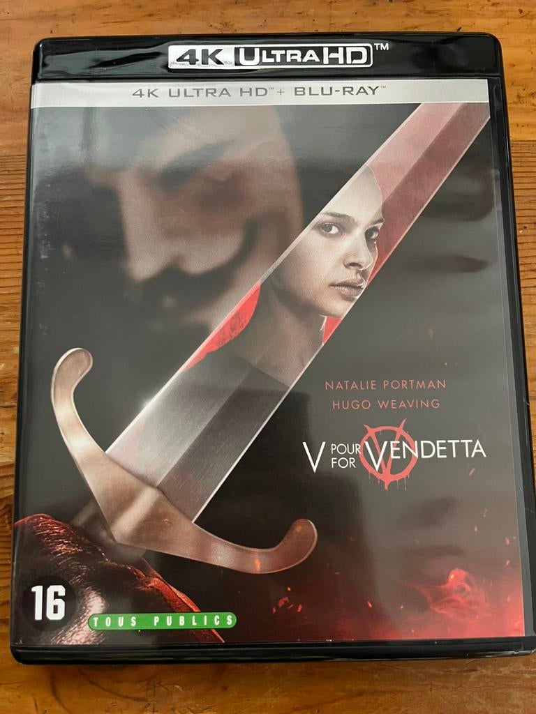 V for Vendetta (4K UHD), Cd's en Dvd's, Blu-ray, Ophalen of Verzenden, Zo goed als nieuw, Actie