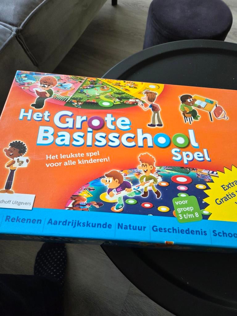 Het Grote Basisschool Spel - Educatief en Leuk!, Vijf spelers of meer, Ophalen of Verzenden, Zo goed als nieuw, Zwijsen