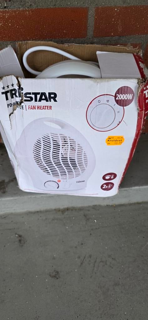 Tristar ventilator kachel - Nieuw in doos, Huis en Inrichting, Kachels, Overige soorten, Elektrisch, Nieuw, Ophalen of Verzenden
