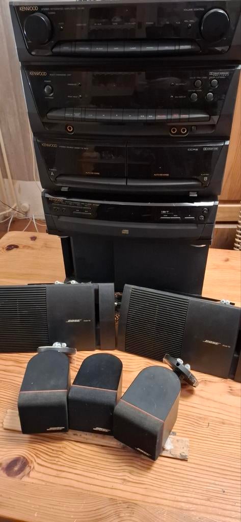 Kenwood Stereo Set, Audio, Tv en Foto, Stereo-sets, Zo goed als nieuw, Cassettedeck, Cd-speler, Tuner of Radio, Speakers, Overige merken