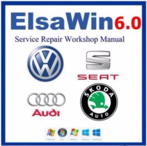 Elsawin 6,0 op 10x DVD, gebaseerd op VW Audi Skoda Seat, Auto diversen, Handleidingen en Instructieboekjes, Ophalen of Verzenden