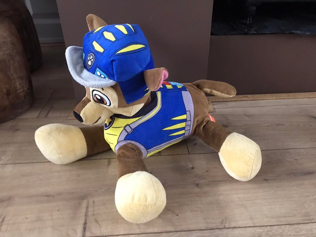 Paw Patrol knuffels, Chase en Marshall, Ophalen of Verzenden, Zo goed als nieuw, Hond