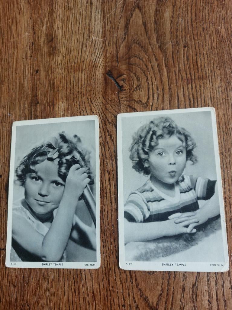 Kinderkaarten Shirley Temple, Verzamelen, Ophalen of Verzenden, Kaart, Foto of Prent