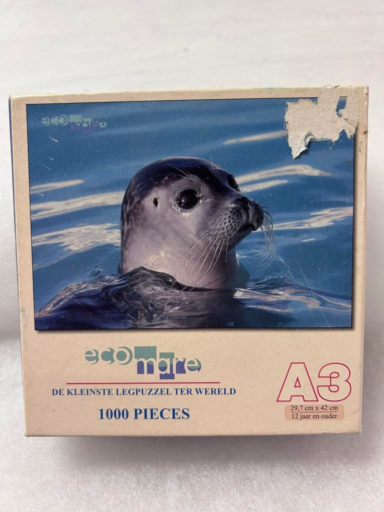 ECOMARE-TEXEL PUZZEL 1000 st, Ophalen of Verzenden, 500 t/m 1500 stukjes, Gebruikt, Legpuzzel