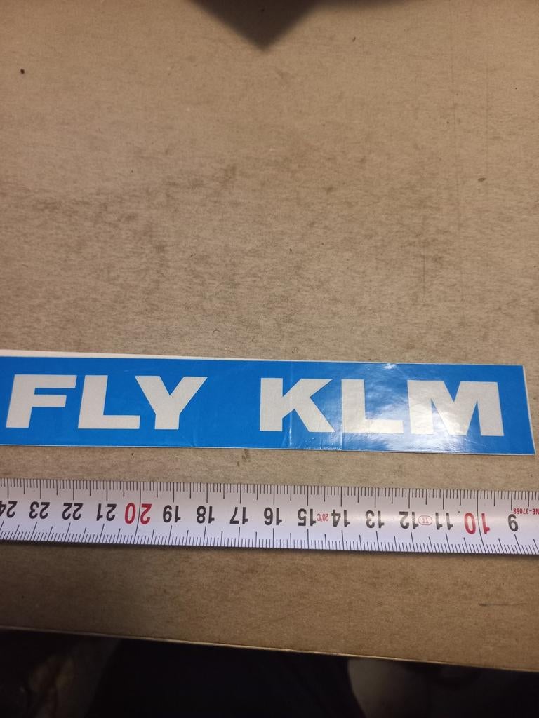 Fly klm, Verzamelen, Ophalen of Verzenden, Zo goed als nieuw