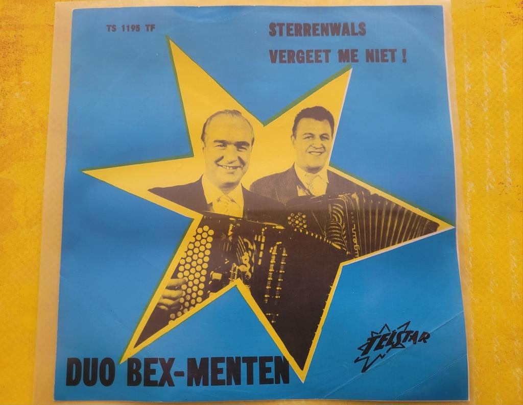 Duo Bex Menten - Sterrenwals - Vergeet me niet!, Ophalen, Zo goed als nieuw, Overige formaten, Levenslied of Smartlap