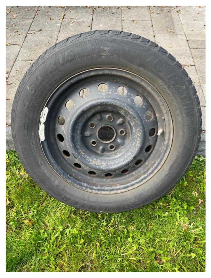 4x Winterbanden 205/60 R16 op stalen velgen – goede staat, Gebruikt, 16 inch, Band(en), 205 mm
