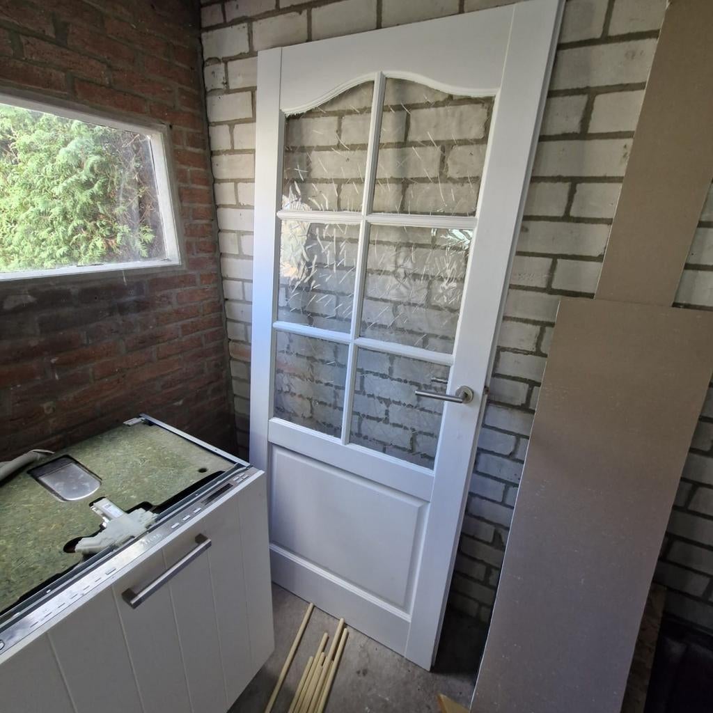 Opdek deur binnen, Doe-het-zelf en Verbouw, Deuren en Horren, Ophalen, Minder dan 80 cm, Binnendeur, Minder dan 200 cm