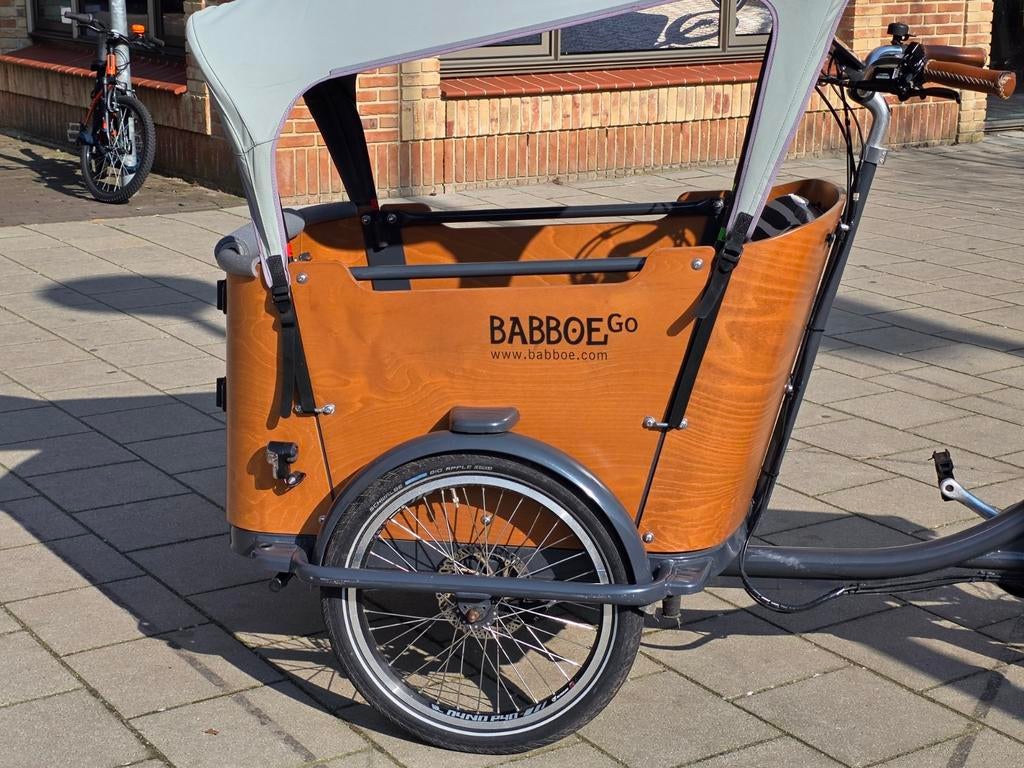 Babboe Go Bakfiets - Familie & Hondenbakfiets, 4 kinderen of meer, Ophalen of Verzenden, Zo goed als nieuw, Babboe