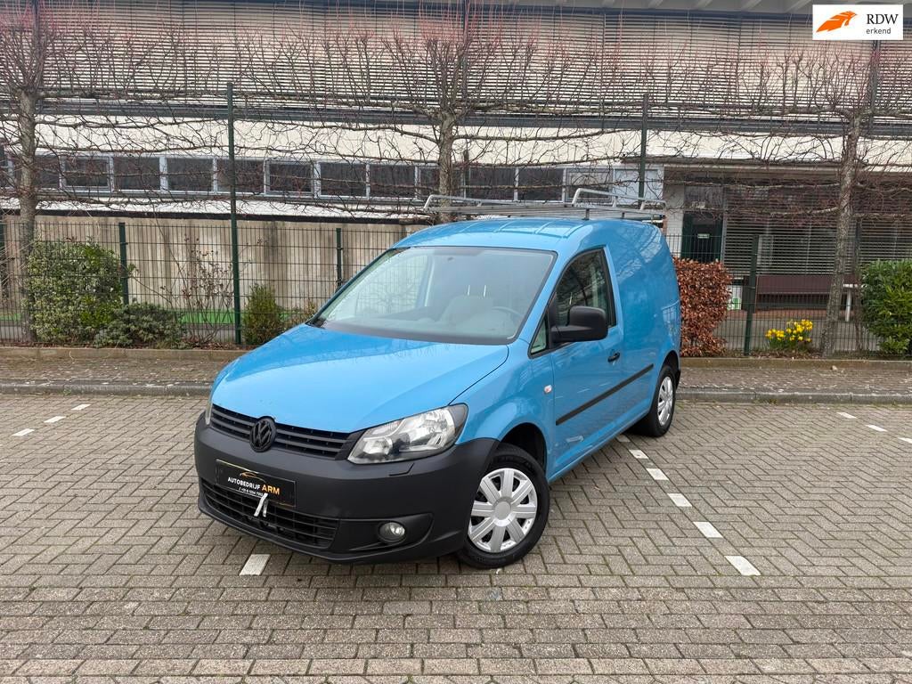 Volkswagen Caddy 1.2 TSI GRIJS KENTEKEN APK AIRCO STOELVERWA, Auto's, Bestelauto's, Voorwielaandrijving, 15 km/l, Gebruikt, Zwart