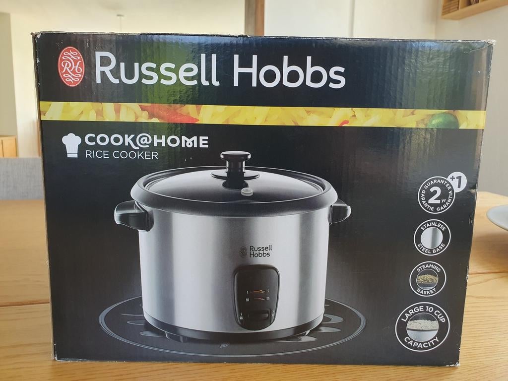 Rijstkoker Russell Hobbs - compleet zgan, Ophalen of Verzenden, Zo goed als nieuw